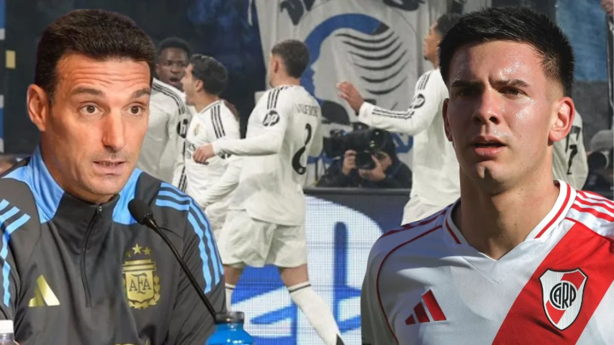 Lionel Scaloni “Irse al Real Madrid es una cosa GIGANTESCA” sobre la llegada de Mastantuono