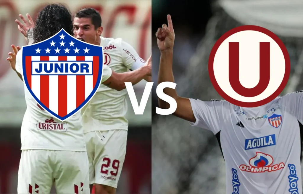 Junior vs. Universitario Donde ver, Día, Hora, TV y Alineaciones en la Copa Libertadores