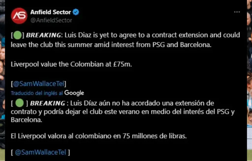 Renovación de Luis Díaz