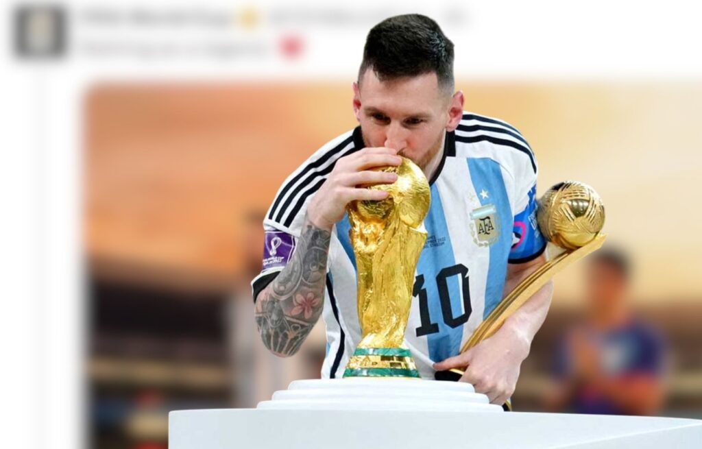 La publicación de la FIFA que molesto a los seguidores de Messi y que luego cambiaron