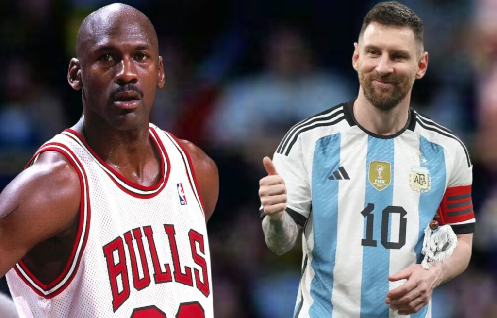 La Admiración de Messi por Michael Jordan