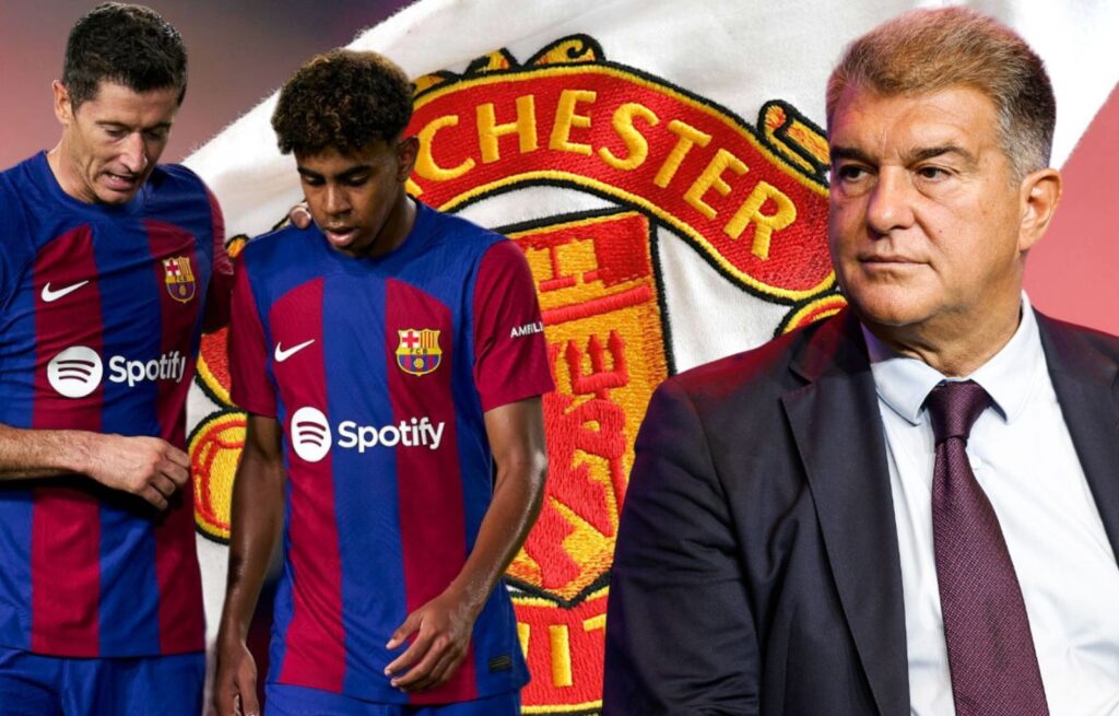 Manchester United ofrece 30 millones por medio campo del Barcelona y Joan Laporta les responde