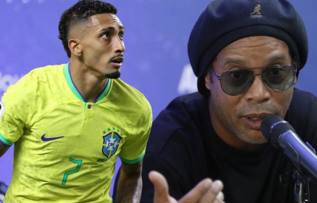 Ronaldinho liquida a la Selección Brasileña y Raphinha responde duramente