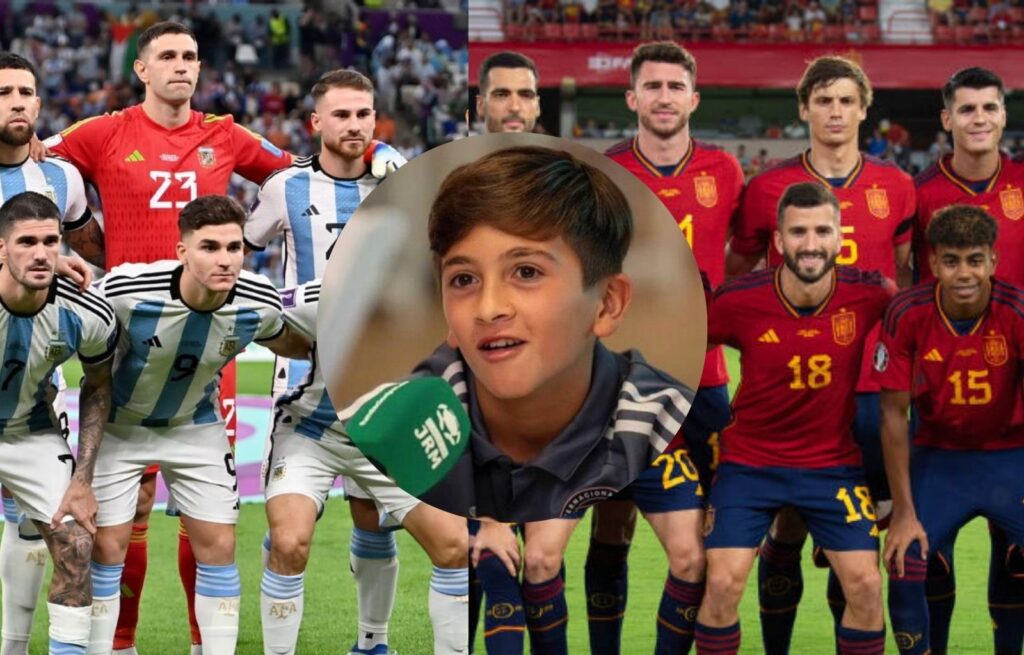 Thiago Messi revela en que equipo jugara si España o Argentina cuando sea profesional