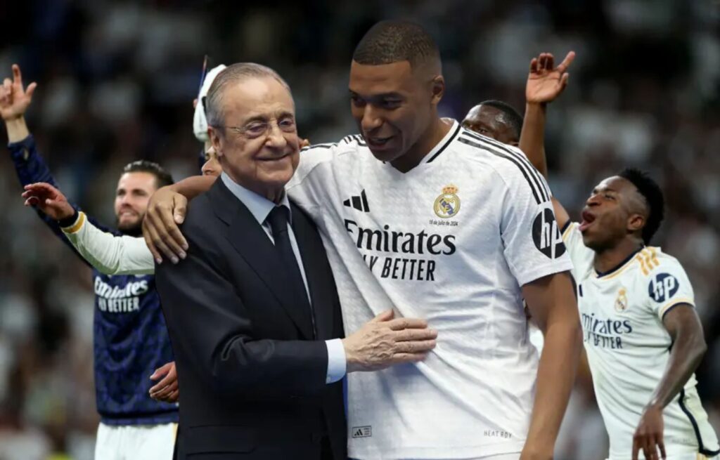 Agradecimientos de Kylian Mbappé a Florentino Pérez