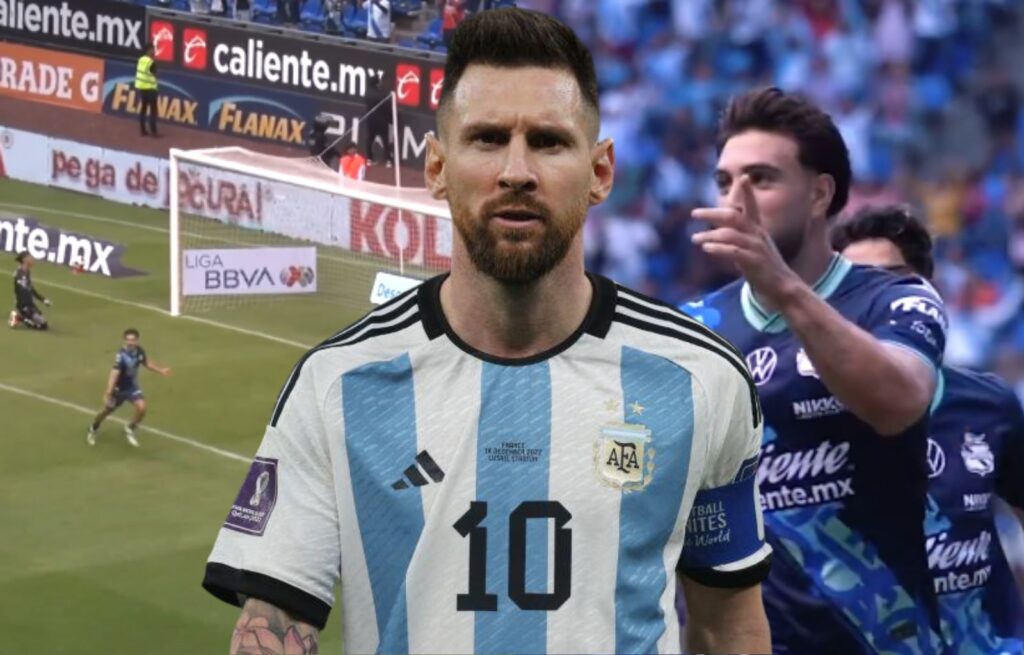 El duro Mensaje de Puebla a Messi después del penal de Cavallini