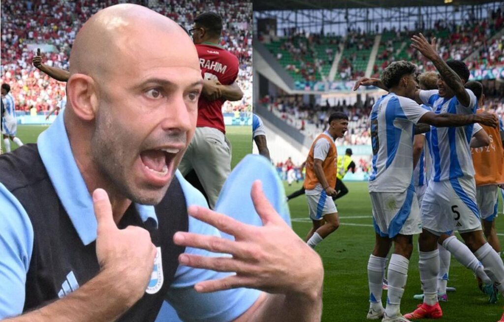 Mascherano se molesta en el Argentina-Marruecos