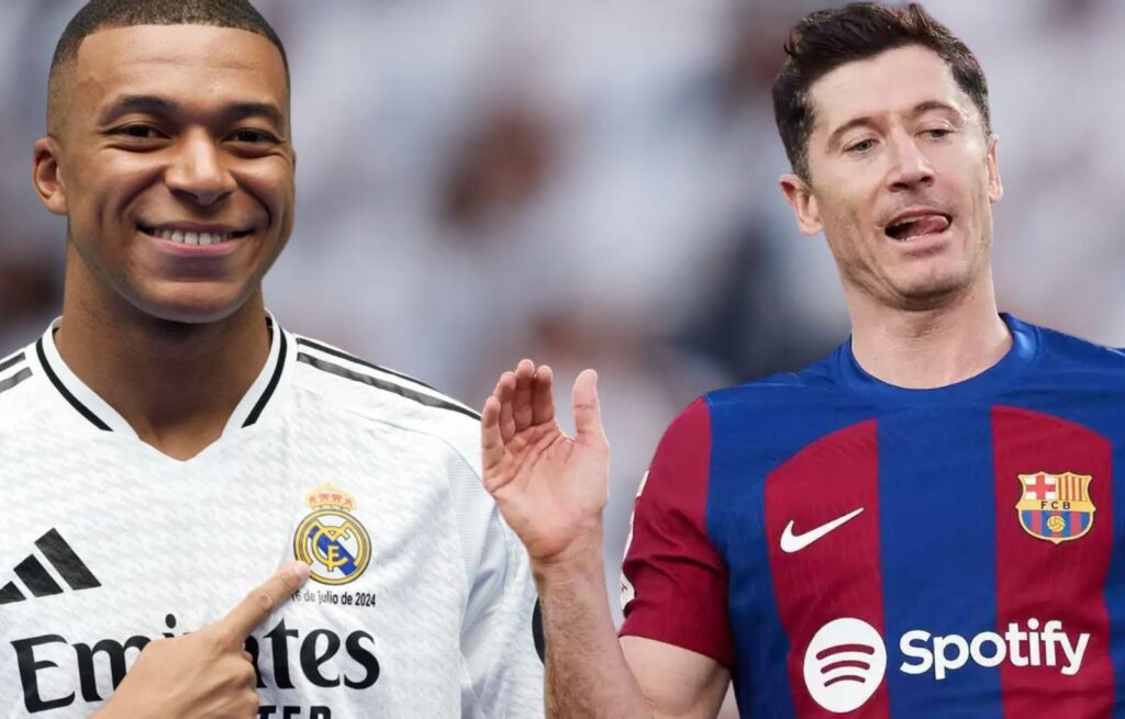 Kylian Mbappé vs Lewandowski la pelea por el Pichichi en LaLiga 202425