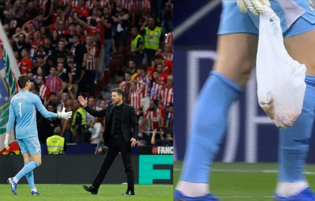 VIDEO ¡La Agresión a Courtois! Árbitro toma decisión del en el Derbi