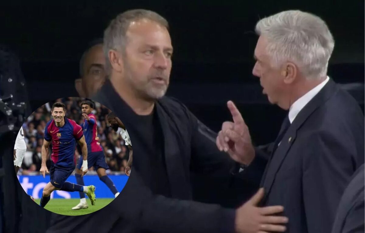 La pelea entre Ancelotti y Flick tras la Goleada del Barça