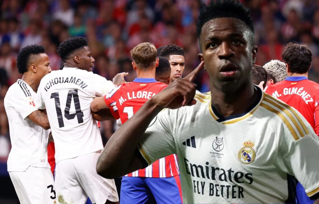 VIDEO El cántico de la afición del Atlético a Vinicius Jr. que molesto al Real Madrid