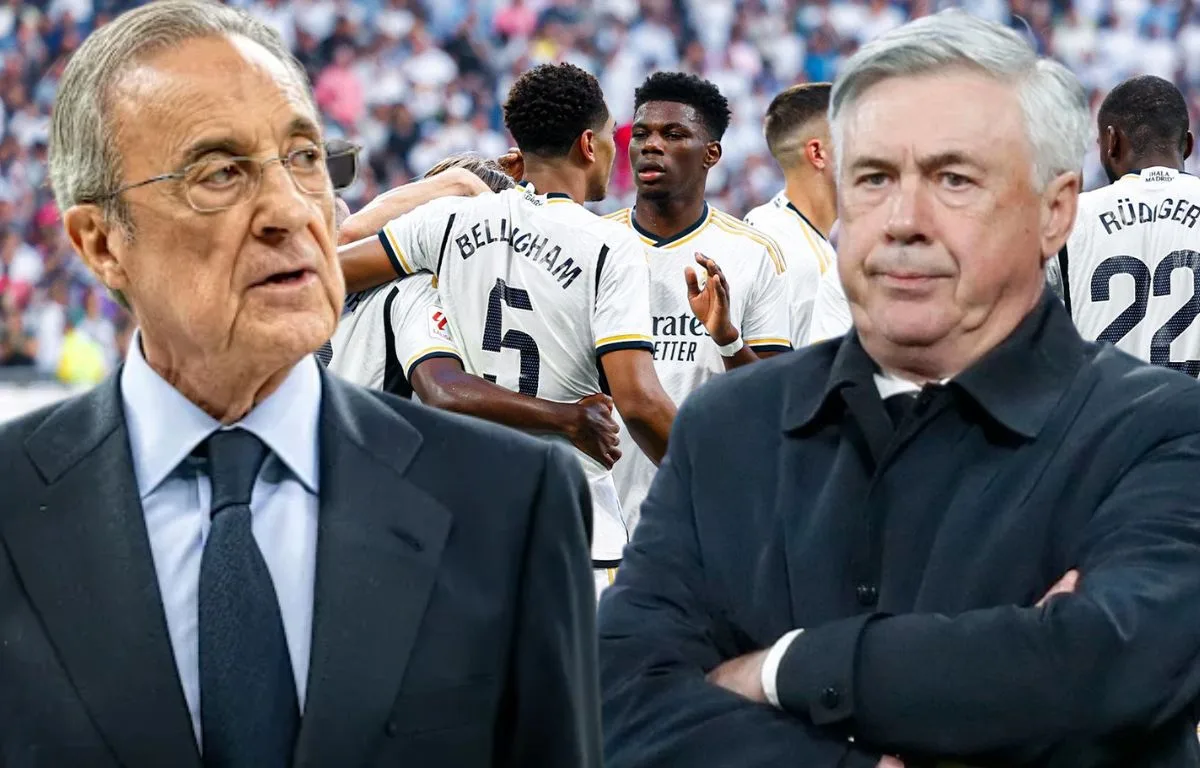 Ancelotti rompe el silencio inesperado dardo a Florentino Pérez