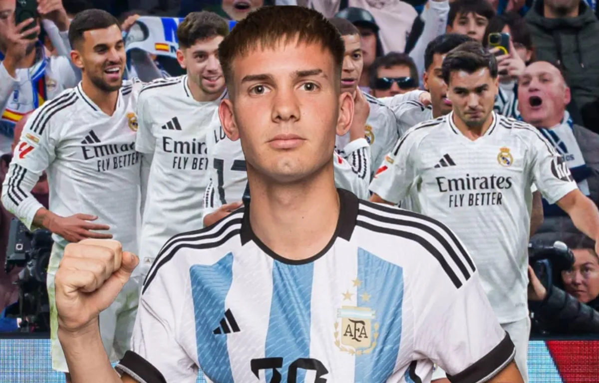 El récord de Mastantuono con Argentina que que tiene al Real Madrid ofreciéndole todo