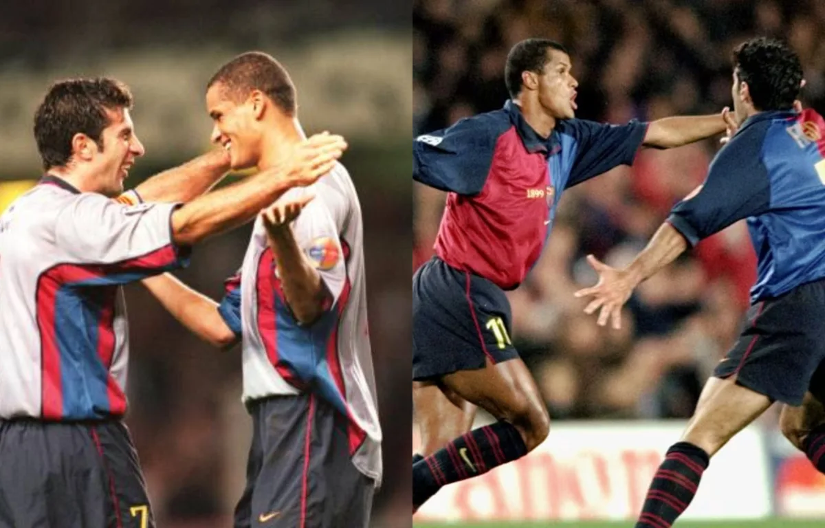 Luís Figo y su regreso simbólico 25 años después, vuelve a compartir equipo con Rivaldo