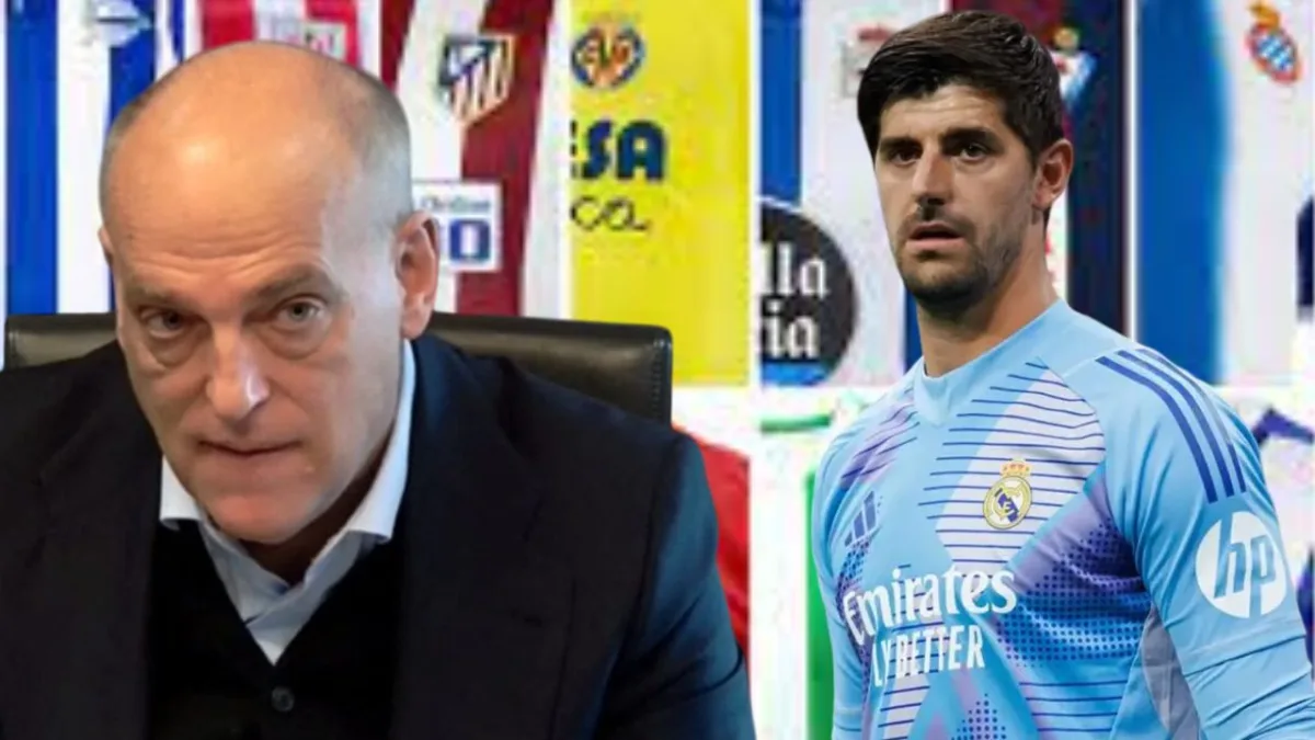 La respuesta de Tebas a Courtois por el calendario de LaLiga y la RFEF