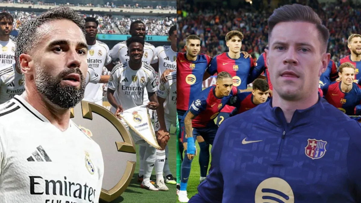 Mientras el Real Madrid renueva a Dani Carvajal, el Rechazo del FC Barcelona a Marc André ter Stegen tras su lesión