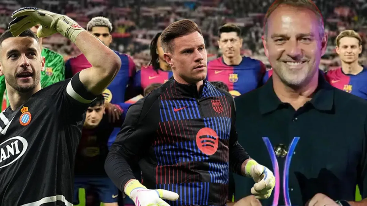 Flick aclara la situación de Ter Stegen y Joan Garcia tras recibir premio en la gala de Bild