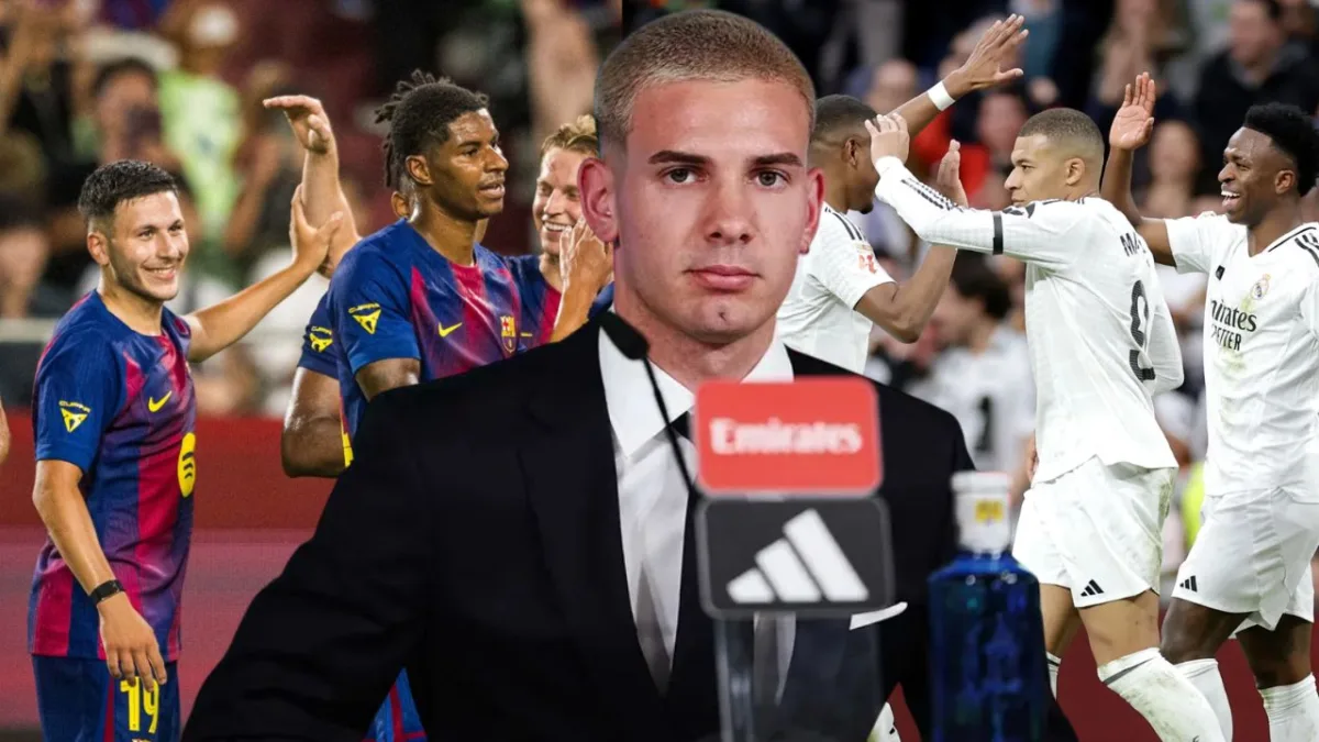 Franco Mastantuono responde a la comparación del Real Madrid con el FC Barcelona