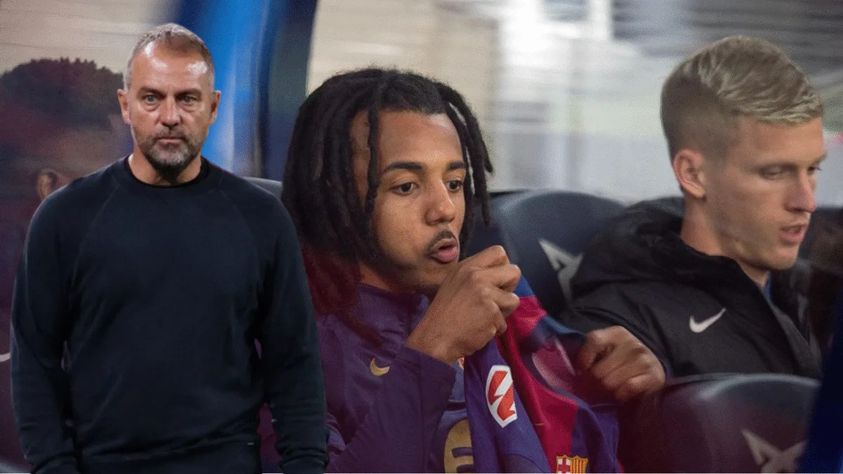 FC Barcelona: Flick aprieta a Koundé y Olmo y lanza un mensaje a la plantilla 3 Hansi Flick sorprende con sus decisiones en el arranque de temporada