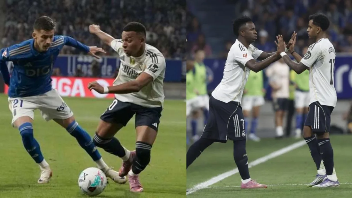 Porque Mbappe tiene que callar a Vinicius Jr en el partido Real Madrid vs Real Oviedo? 3 Vinicius brilla con gol y asistencia en la victoria del Real Madrid el gesto de Mbappé que dio la vuelta al mundo